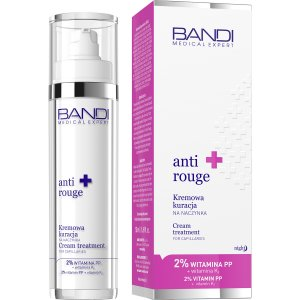 Bandi Medical Expert, Anti Rouge, kremowa kuracja na naczynka, 50ml