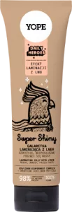 Yope Daily Heroes Super Shiny, galaretka laminująca z lnem do włosów, 140ml
