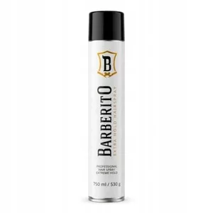 Barberito Extra Hold, bardzo mocny lakier do włosów, 750ml