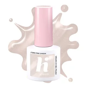 hi hybrid Soapy Collection, lakier hybrydowy, #388 Pink Sheen, 5ml