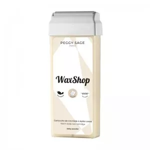 Peggy Sage Waxshop, wkład z ciepłym woskiem do depilacji do ciała - baby powder, ref.601044