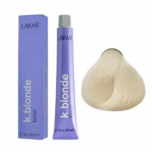 Lakme K.Blonde, wegański krem tonujący, toner do włosów, clear, 60ml