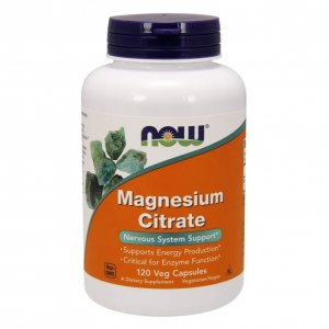 Now Foods Magnesium Citrate 400mg cytrynian magnezu suplement diety 120 tabletek