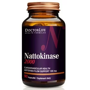 Doctor Life Nattokinase 2000 100mg suplement diety 90 kapsułek