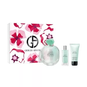 Giorgio Armani Acqua di Gio zestaw woda perfumowana spray 100ml + balsam do ciała 50ml + woda perfumowana spray 15ml (W)