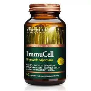 Doctor Life ImmuCell Defense ekstrakty z grzybów witalnych suplement diety 90 kapsułek
