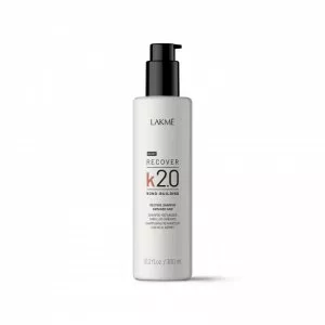 Lakme K2.0 Recover Shampoo, szampon głęboko nawilżający i odbudowujący zniszczony włosy, 300ml