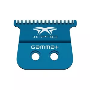 Gamma Piu X-Pro Wide PVD Blue, ostrze stałe
