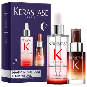 Kerastase Genesis Magic Night Duo, zestaw prezentowy do wzmocnienia i odżywienia włosów, 90ml + 30ml