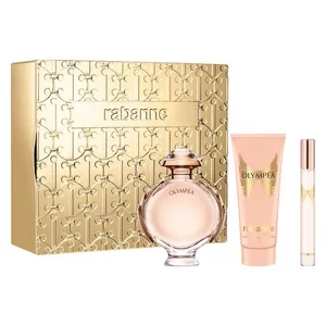 Paco Rabanne Olympea zestaw woda perfumowana spray 80ml + balsam do ciała 100ml + woda perfumowana spray 10ml (W)