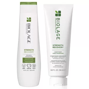 Biolage Strength Recovery, zestaw do włosów zniszczonych, szampon + odzywka