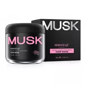 Mocheqi Musk Keratin Golden Hour Repair Hair Mask, maska do włosów, 480g