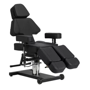 Fotel hydrauliczny do tatuażu Pro Ink 605 płynna regulacja czarny - dostępny w 48h