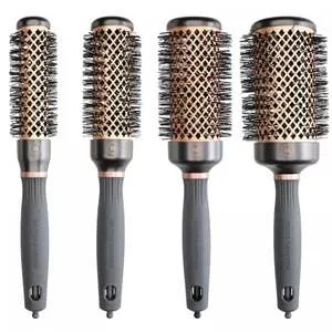 Olivia Garden Expert Blowout Heat Nylgard, zestaw 4 szczotek, 25mm + 35mm + 45mm + 55mm