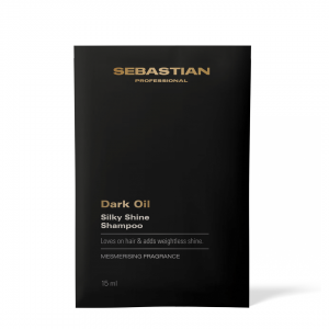 Sebastian Dark Oil Sachet Shampoo, szampon wygładzający i nabłyszczający nadający połysk, 15ml