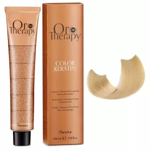 Fanola Oro Therapy Color Keratin, farba do trwałej koloryzacji bez amoniaku, 9.31, 100ml