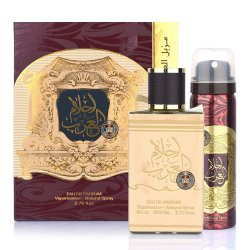Ard al Zaafaran Ahlam Al Arab zestaw woda perfumowana spray 80ml + dezodorant spray 50ml (U)