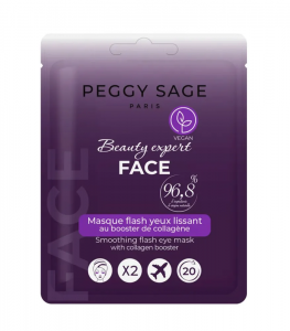 Peggy Sage Flash, wygładzające płatki pod oczy z boostem kolagenu, 3ml