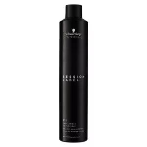 Schwarzkopf Session Label The Flexible Dry Light Hold, suchy, lekki lakier do włosów, 500ml