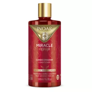 INOAR Miracle Repair, odżywka do włosów zniszczonych, 500ml - data ważności (6.2026)