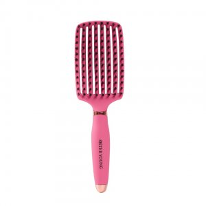 Sister Young Ovia Hair Brush szczotka do włosów z włosiem dzika Fuchsia