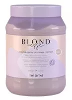 Inebrya Blondesse Gentle Protect, fioletowy proszek rozjaśniający, 500g