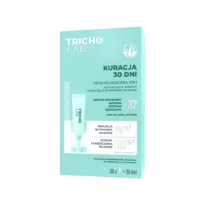 Tricho Lab, kuracja trychologiczna 5w1 aktywująca wzrost i hamująca wypadanie włosów, 30x5ml