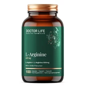 Doctor Life L-Arginine 600mg suplement diety 100 kapsułek