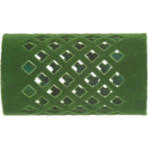 Efalock Flocked Curler, wałki metalowe flokowane 46mm-24mm zielone 12szt., ref. 14100863