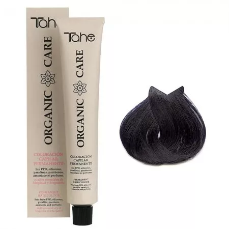 Tahe Organic Care, organiczna farba do włosów bez amoniaku, 1.1, 100ml