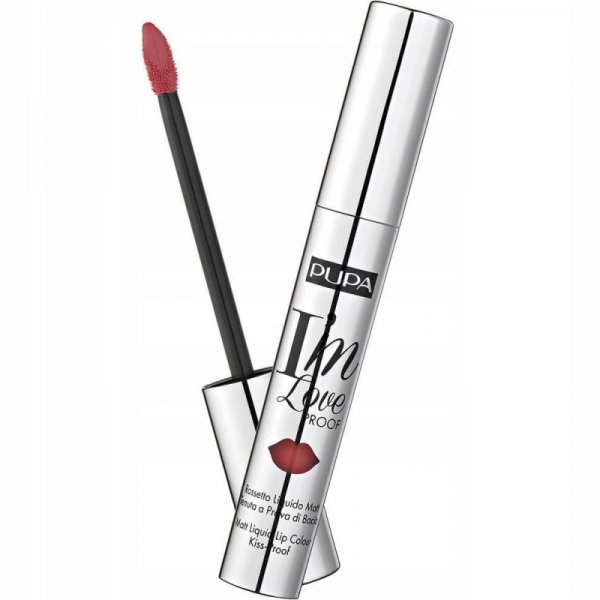 PUPA I’m Loveproof, matowa pomadka w płynie, rose nude, 5ml