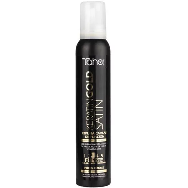 Tahe Botanic Gold Satin, keratynowa pianka do włosów suchych i zniszczonych, 200ml