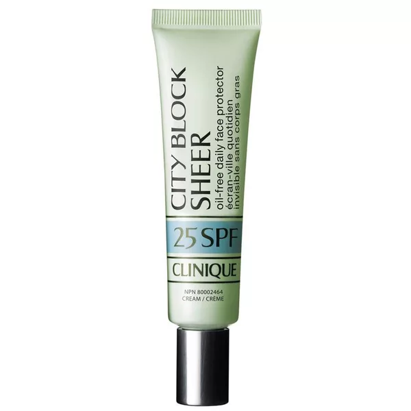 Clinique City Block Sheer Oil-Free Daily Face Protector Broad Spectrum SPF25 beztłuszczowy krem z filtrem przeciwsłonecznym 40ml