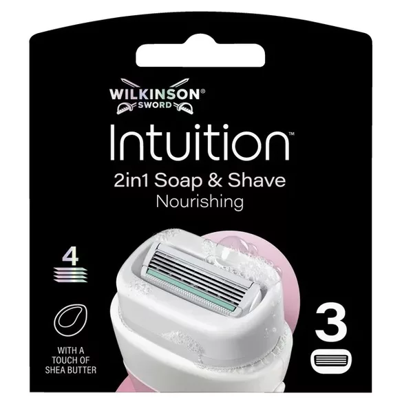 Wilkinson Intuition Nourishing wkłady z 4 ostrzami 3szt