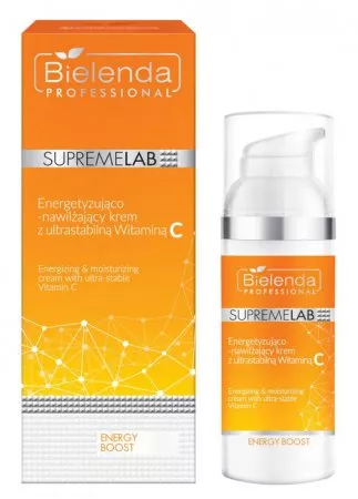 Bielenda Professional Supremelab, Energy Boost, energetyzująco-nawilżający krem ze stabilną Witaminą C, 50ml