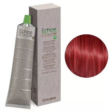 Echosline Echoscolor, kremowa farba do włosów, Rosso, 100ml