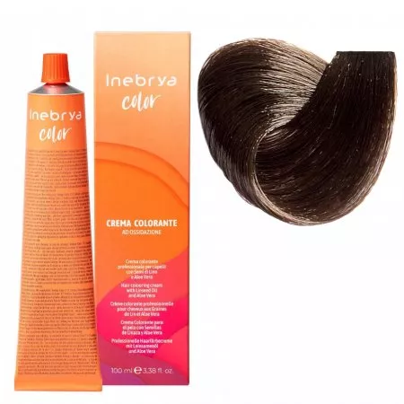 Inebrya Color, farba do włosów, koloryzacja trwała, 5, 100ml