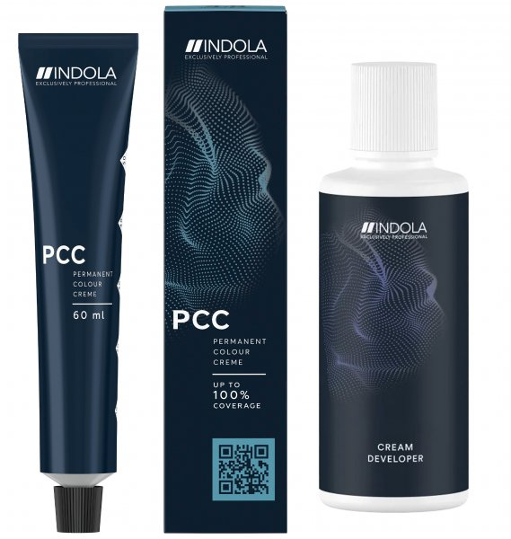 Indola PCC, zestaw do koloryzacji włosów: farba 60ml + oksydant