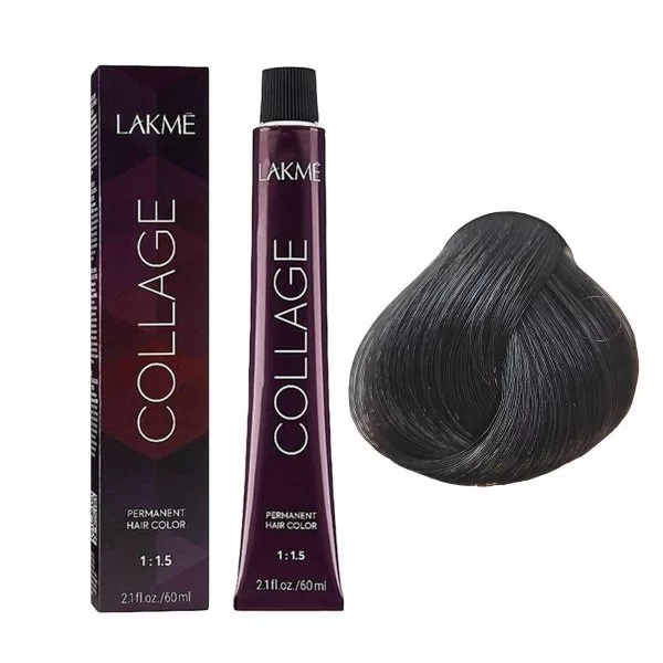 Lakme Collage, farba do włosów trwale koloryzująca, 44/00, 60ml
