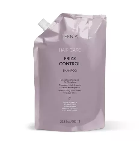 Lakme Teknia Frizz Control, szampon przeciw puszeniu się włosów, refill, 600ml
