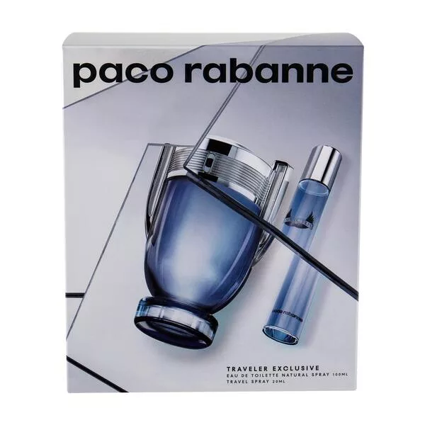 Paco Rabanne Invictus, zestaw: EDT 100 ml + EDT 20 ml (M)