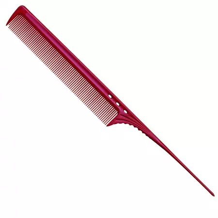 Y.S. Park, grzebień ze szpikulcem, model 106, czerwony
