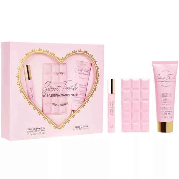 Sabrina Carpenter Sweet Tooth zestaw woda perfumowana spray 30ml + woda perfumowana spray 10ml + balsam do ciała 75ml (W)