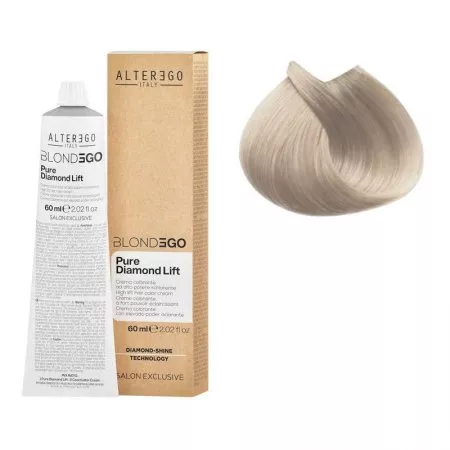 Alter Ego Blondego Pure Diamond Lift, farba rozjaśniająca HL.1 Ash, 60ml