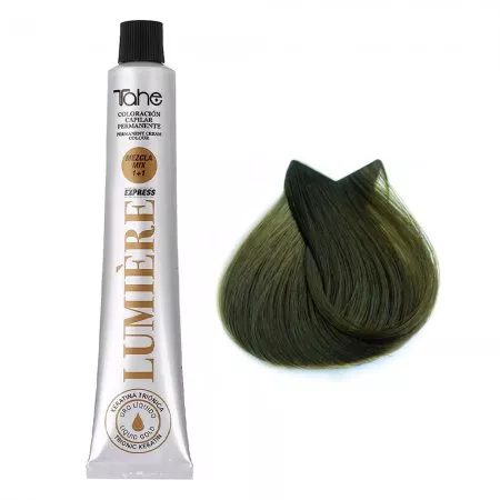 Tahe Lumiere Express, farba do włosów z keratyną i olejkiem arganowym, koloryzacja trwała, 7, 100ml