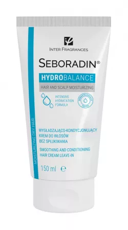 Seboradin Hydro Balance, wygładzająco-kondycjonujący krem do włosów bez spłukiwania, 150ml