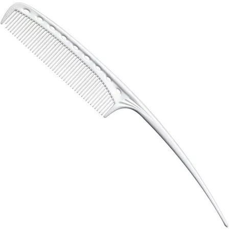 Y.S. Park, grzebień ze szpikulcem, model 104, biały