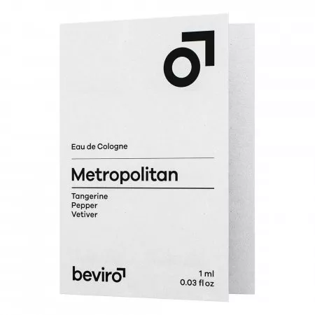Beviro Shaving, Metropolitan, woda kolońska, 1ml