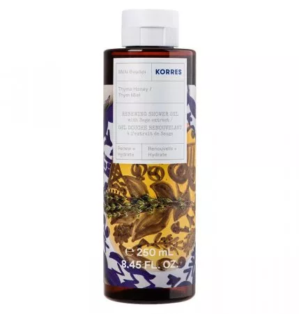 Korres, żel do mycia ciała, Miód Tymiankowy, 250ml
