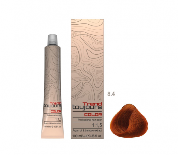 Trend Toujours Professional Color Care, farba do włosów, 8.4, 100ml